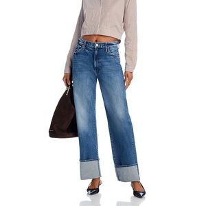 MOTHER the dodger high rise skimp cuff jeans in music is the way